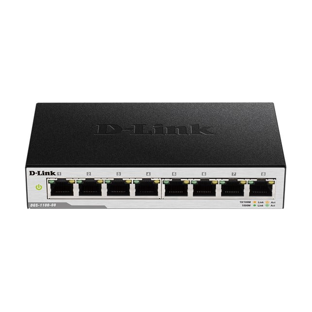 Switch Hub Gigabit 8 Port D-Link Managed