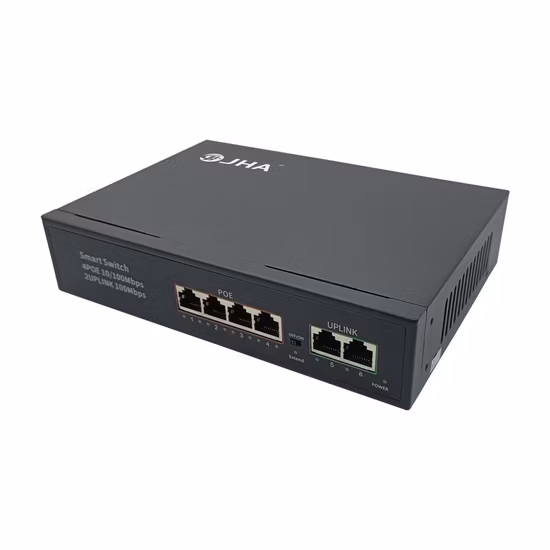 Switch PoE 4 Port + 2 Uplink Ethernet Fast